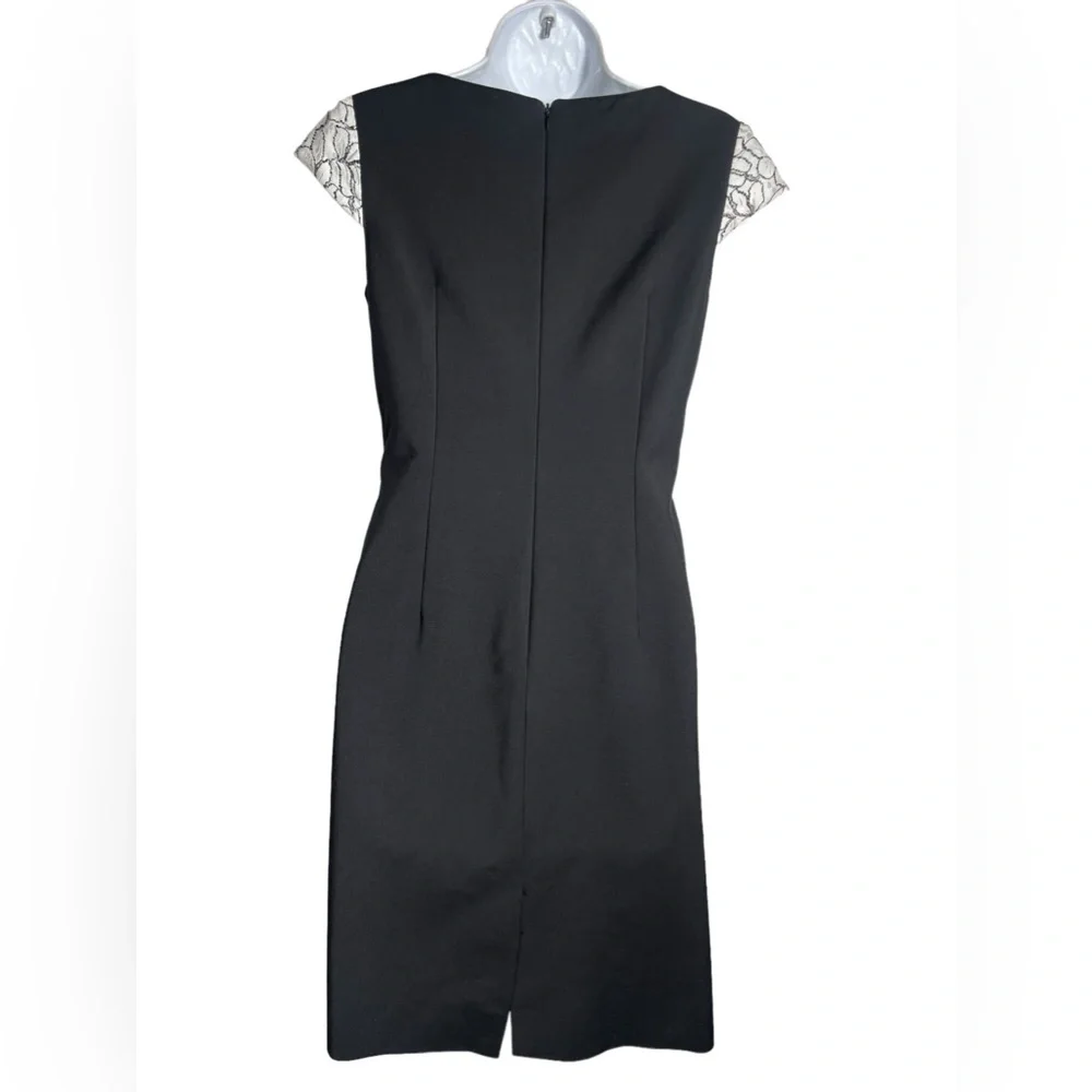 Antonio Melani dress size 4  black & white dress‎ with beautiful embroidery 🖤🤍